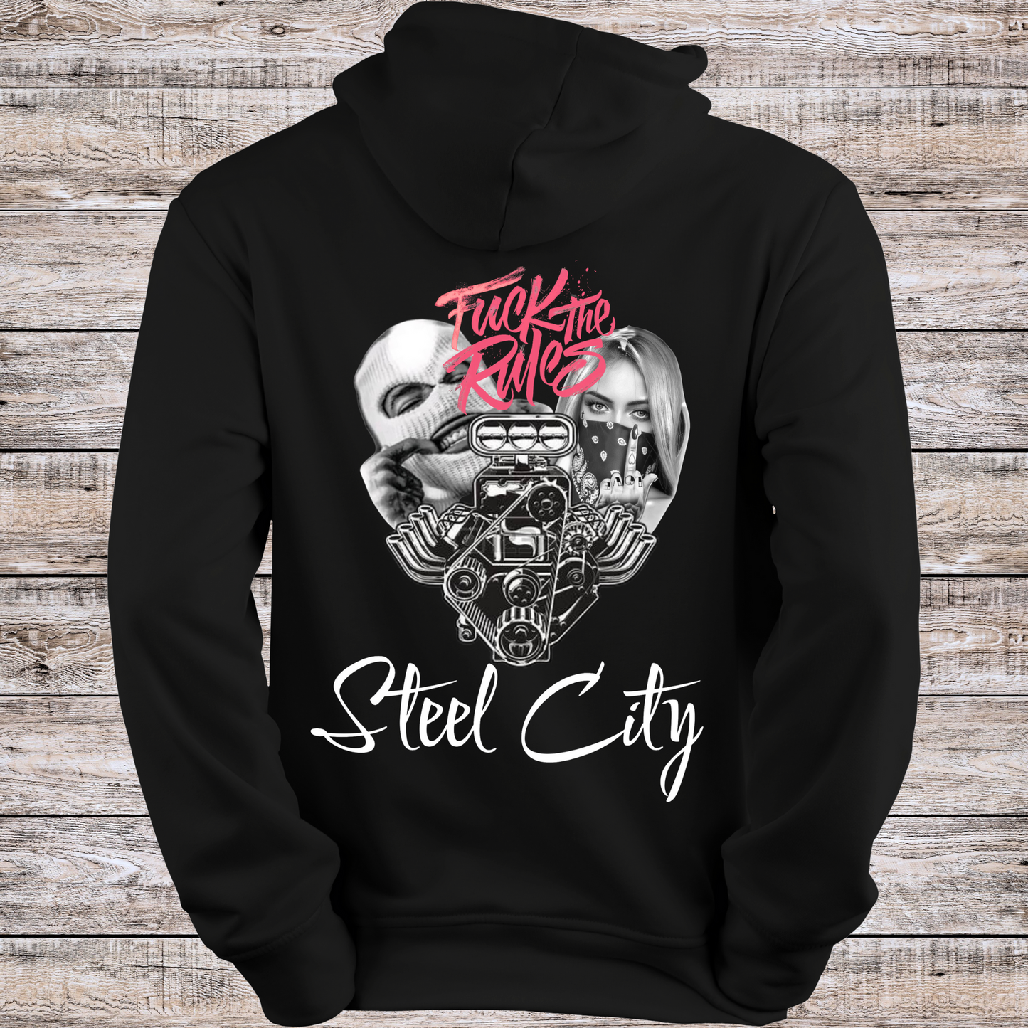 Steelcity F the Rules Hoodies