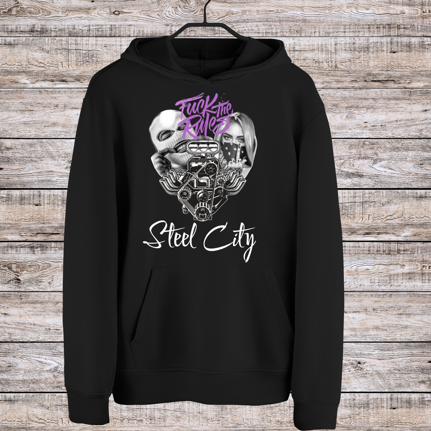 Steelcity F the Rules Hoodies
