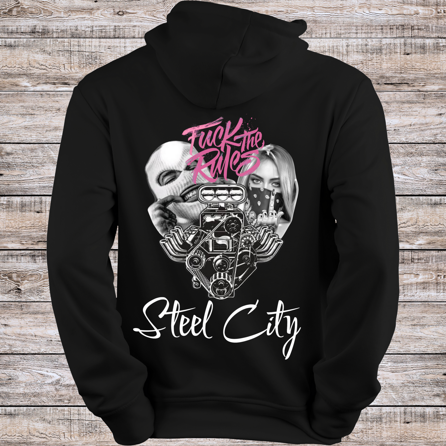 Steelcity F the Rules Hoodies