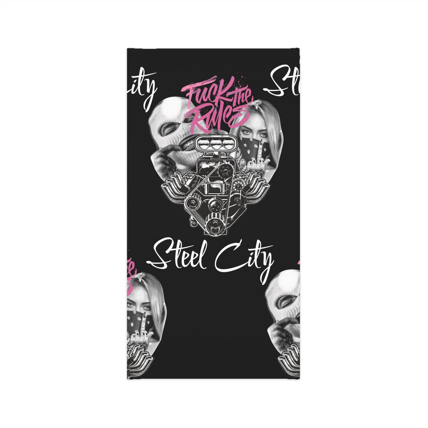 Lightweight Steel City Neck Gaiter - Pink
