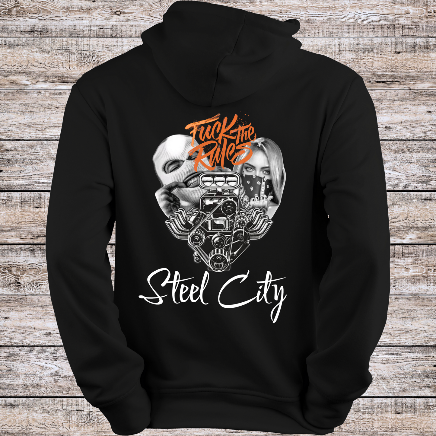 Steelcity F the Rules Hoodies