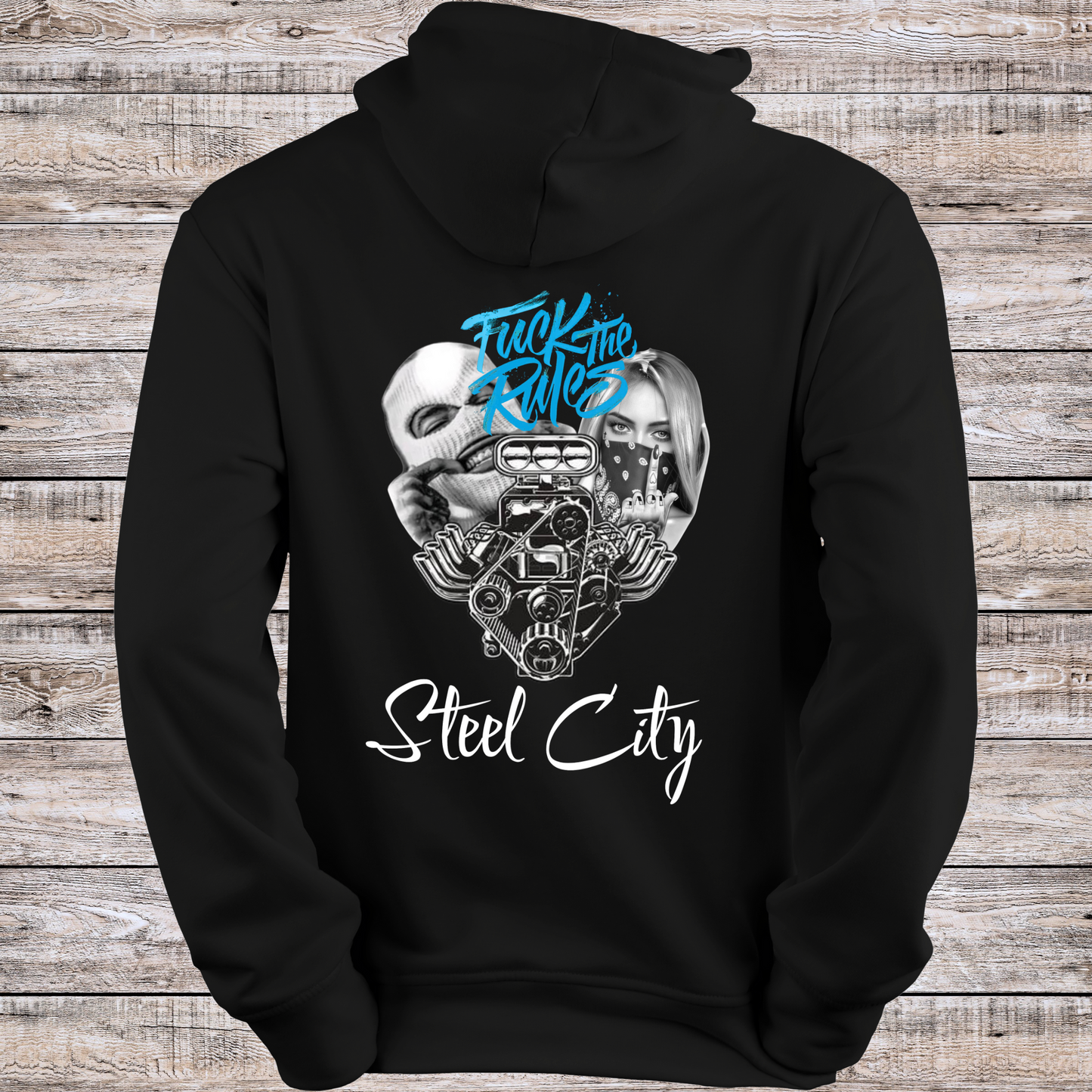 Steelcity F the Rules Hoodies