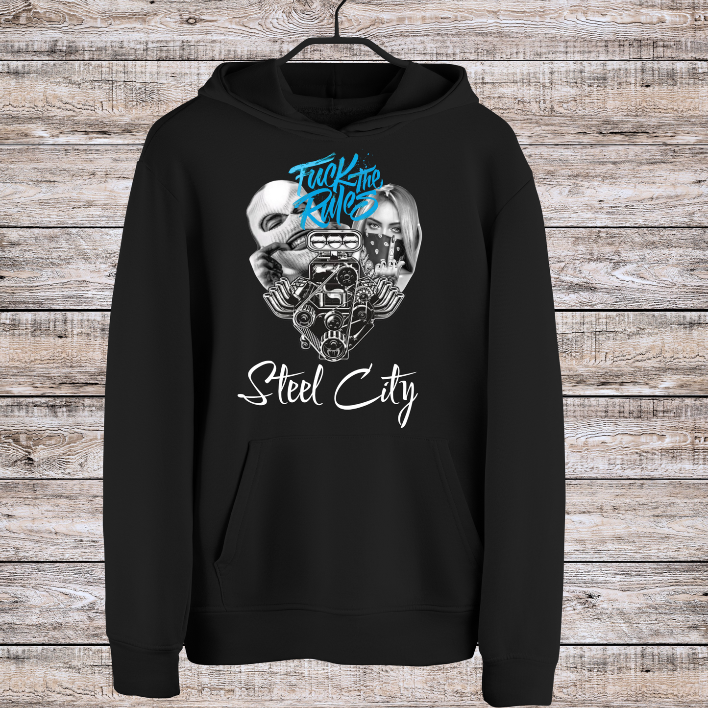 Steelcity F the Rules Hoodies