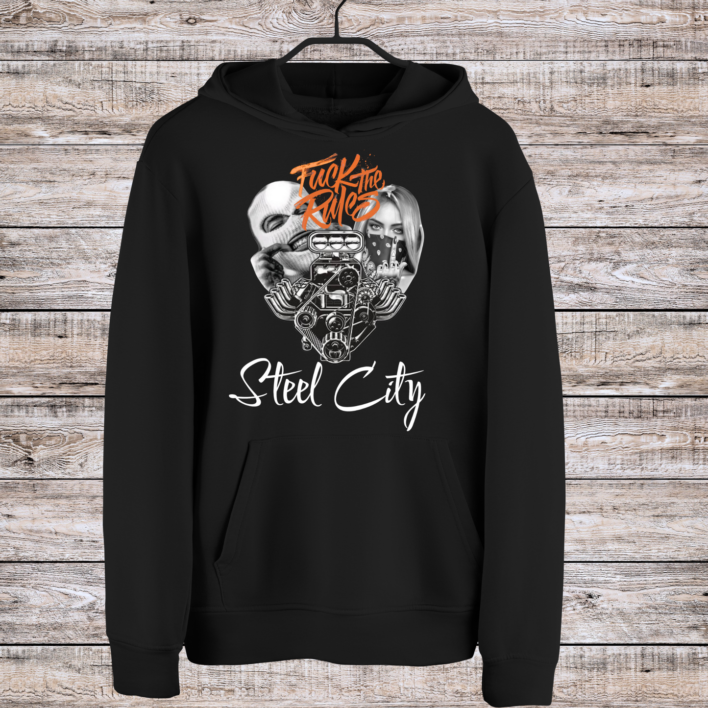 Steelcity F the Rules Hoodies