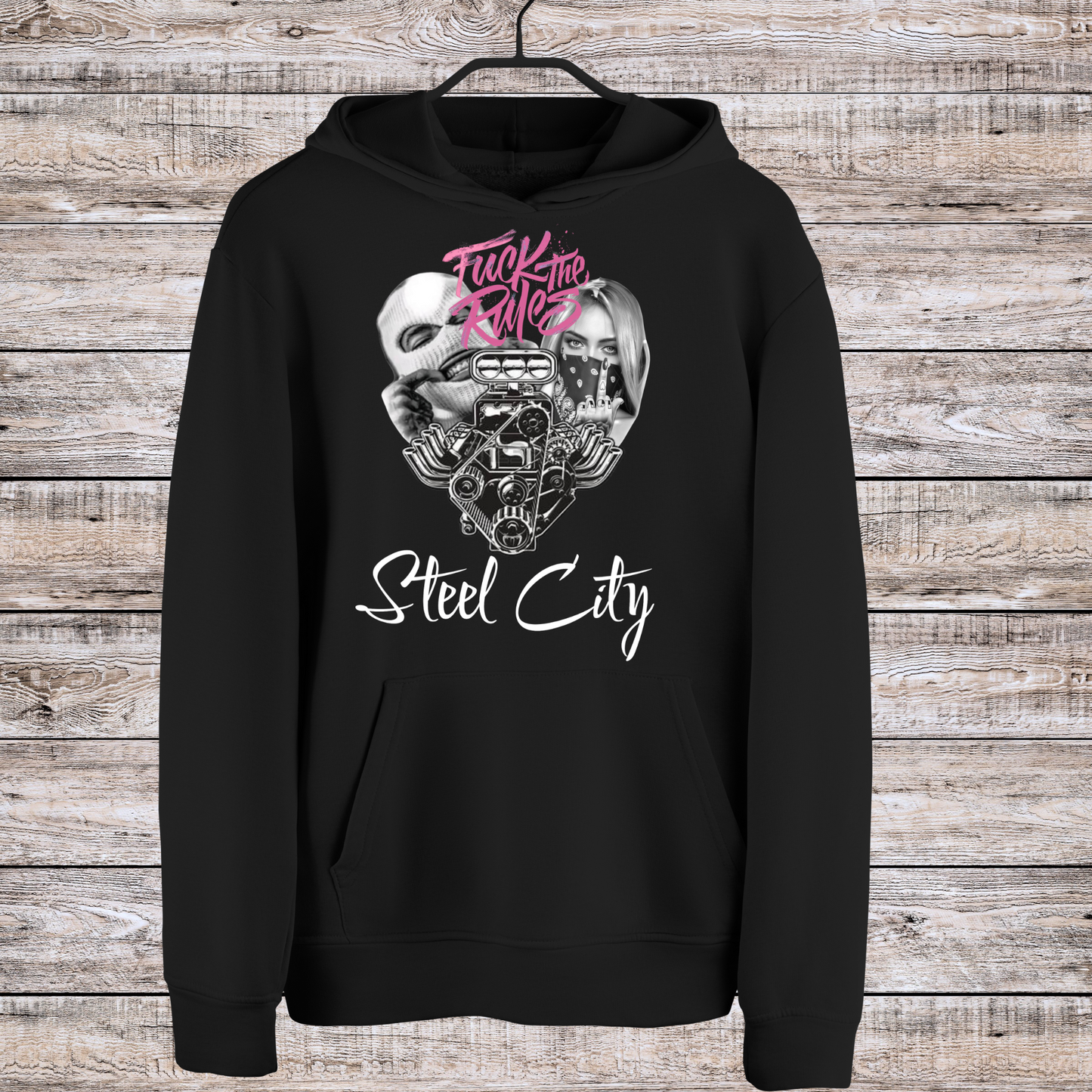 Steelcity F the Rules Hoodies
