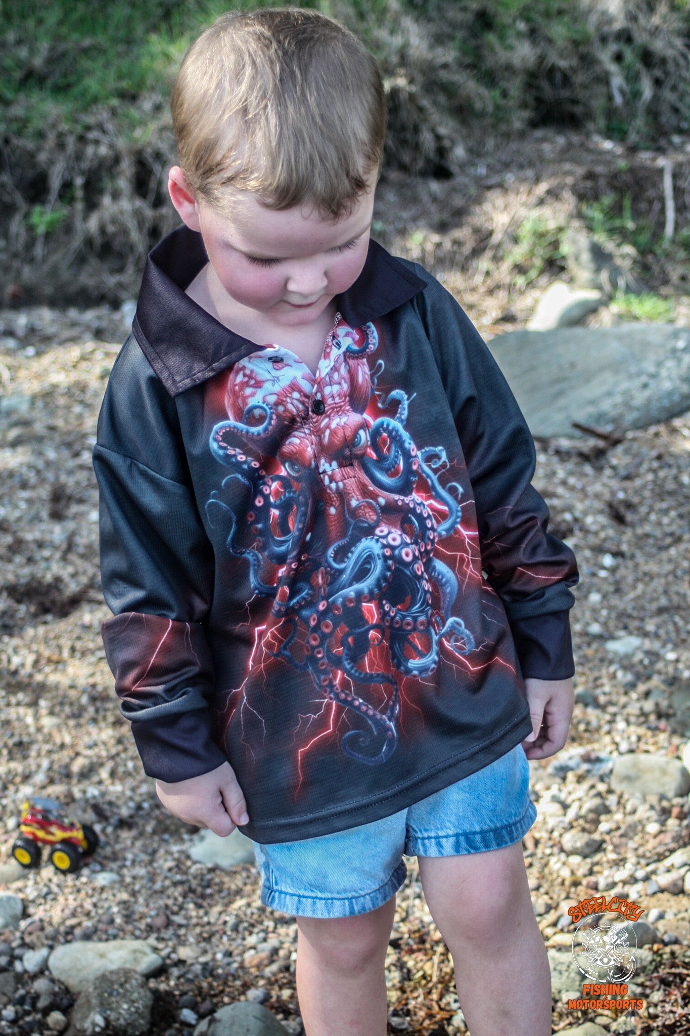 Tentacle Shock Fishing Shirt & Onesie
