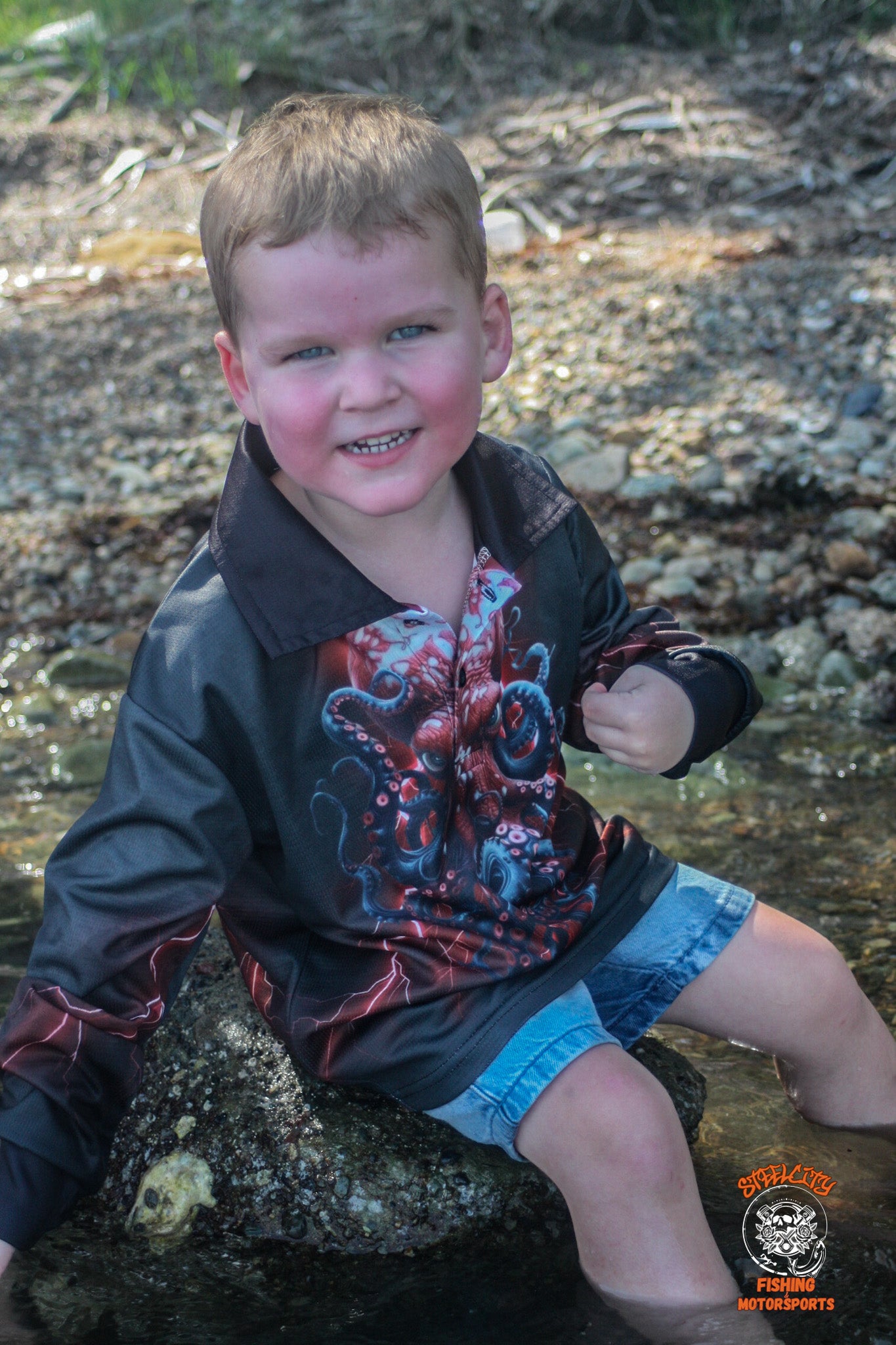 Tentacle Shock Fishing Shirt & Onesie