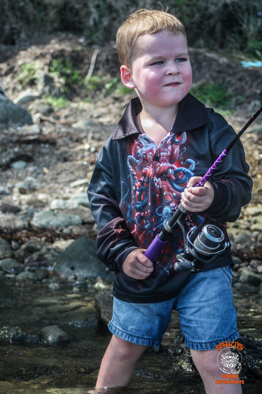 Tentacle Shock Fishing Shirt & Onesie